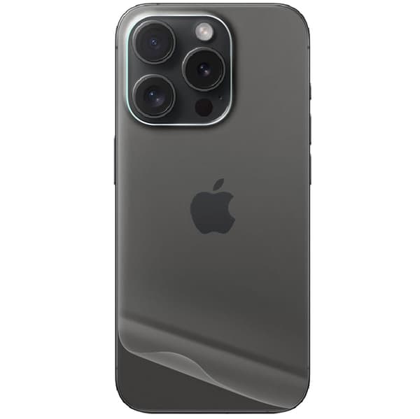 Bizon Glass Hydrogel Bakfilm, iPhone 15 Pro, 2 st.