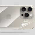 Miniatyrbild 5 av 6: Bizon Glass Hydrogel Bakfilm, iPhone 15 Pro, 2 st.