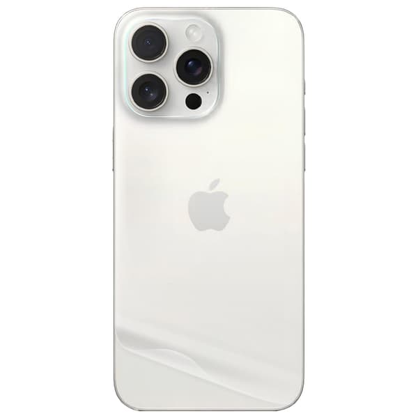 Bizon Glass Hydrogel Bagfilm, iPhone 15 Pro Max, 2 stk.