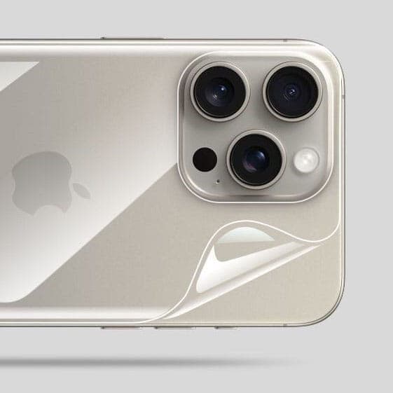 Bizon Glass Hydrogel Bagfilm, iPhone 15 Pro Max, 2 stk.