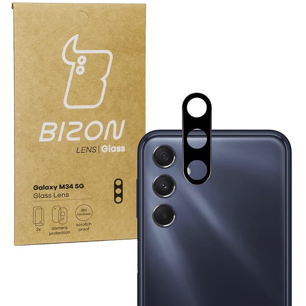 Bizon Glass-lins för Galaxy M34 5G, 2 stycken