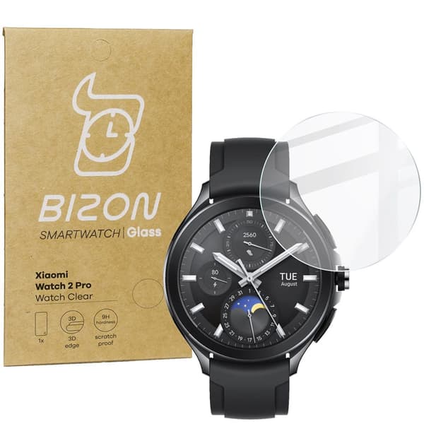 Bizon Glass Watch Klart härdat glas för Xiaomi Watch 2 Pro