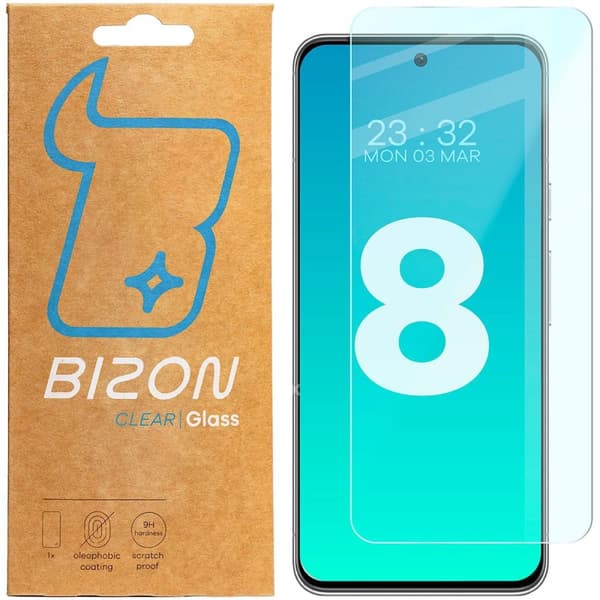 Bizon Glass Clear 2 hærdet glas til Pixel 8