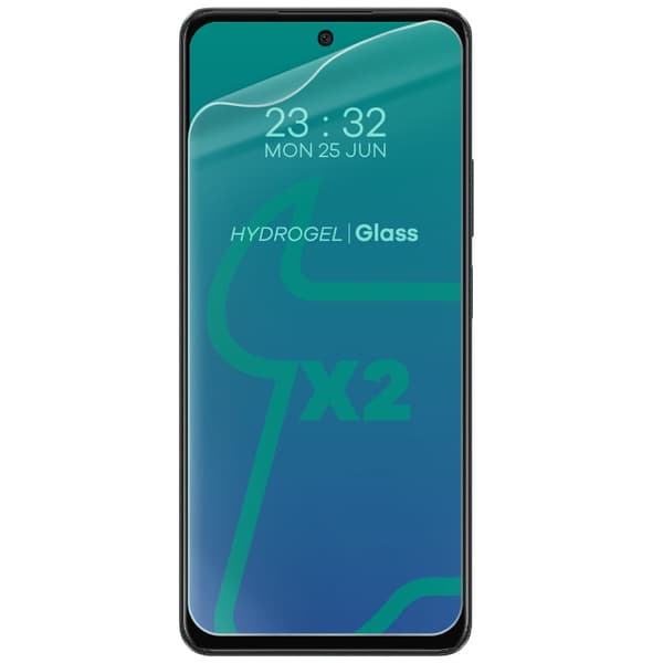 Bizon Glass Hydrogel Frontskærmbeskytter til Oppo A58 4G / A38, 2 stk.