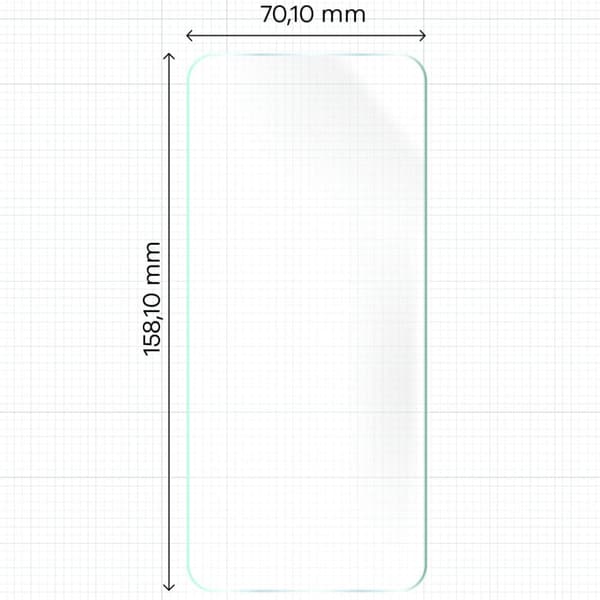 Bizon Glass Hydrogel Frontskærmbeskytter til Oppo A58 4G / A38, 2 stk.