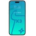 Miniatyrbillede 3 af 6: 3x Glas + kameraglas BIZON Clear 2-pak til iPhone 15