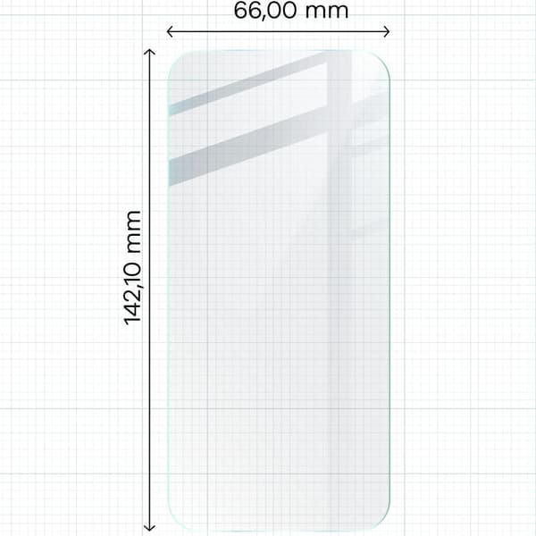 3x Glas + kameraglas BIZON Clear 2-pak til iPhone 15