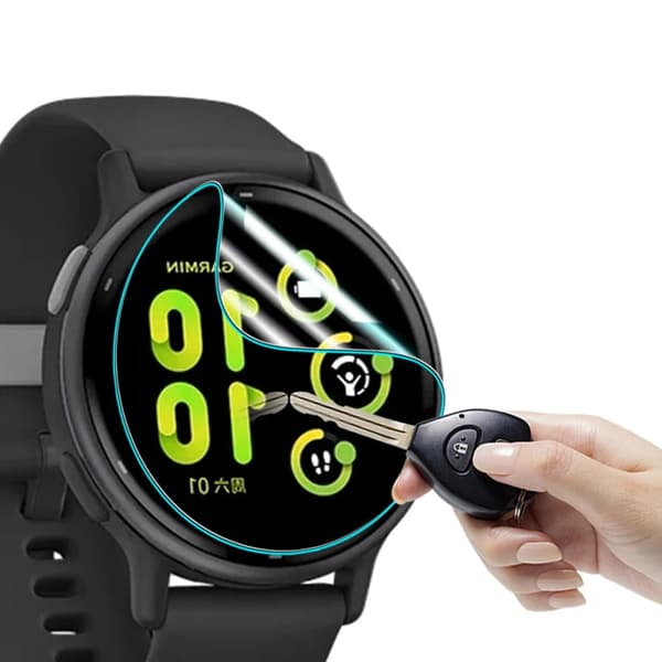 Hydrogelfilm för Bizon Glass Watch Hydrogelskärm för Garmin Vivoactive 5, 2 st.