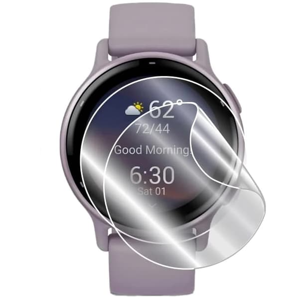 Hydrogelfilm för Bizon Glass Watch Hydrogelskärm för Garmin Vivoactive 5, 2 st.