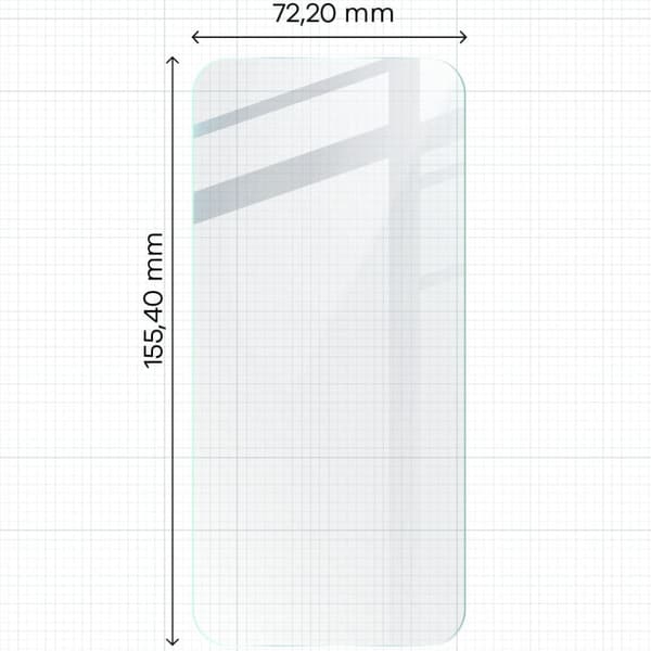 3x Lasi + Kameralasi BIZON Clear 2 Pakkaus iPhone 15 Plussalle