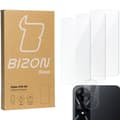 Miniatyrbild 1 av 6: 3x Glas + Kameraglas BIZON Clear 2-pack för Oppo A78 4G