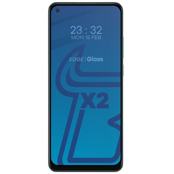 2x lasi + kameralasi BIZON Edge 2 pakkaus Oppo A78 4G:lle