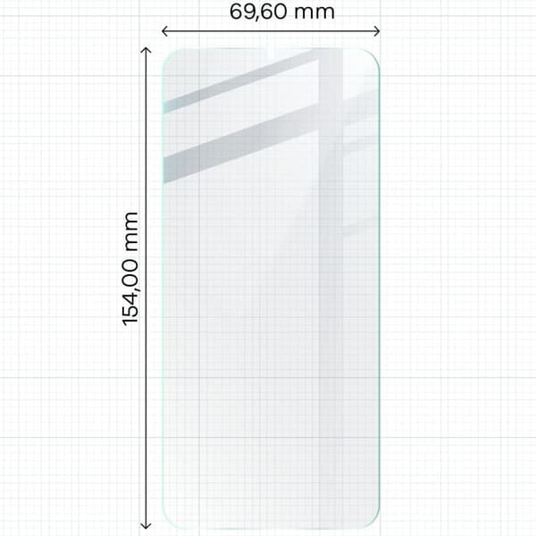 3x Glas + Kameraglas BIZON Clear 2-pack för Galaxy M34 5G