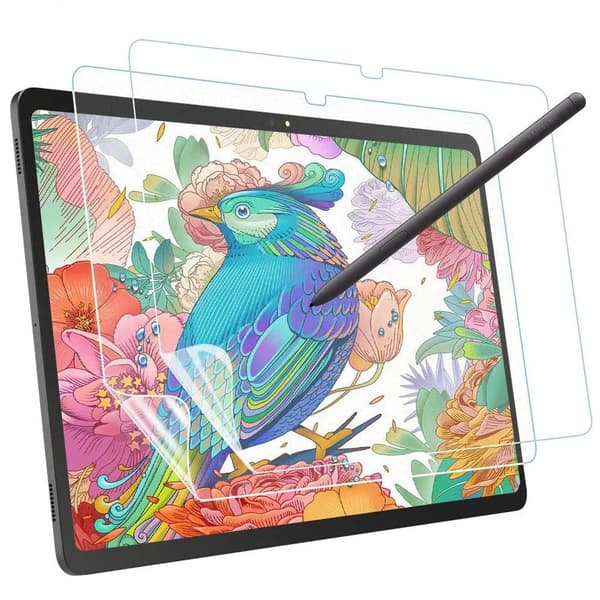 Bizon Film Tab Papirus papirimitationsfolie til Galaxy Tab S10 Plus/S9 FE Plus/S9 Plus/S8 Plus/S7 Plus/S7 FE, 2 stk.