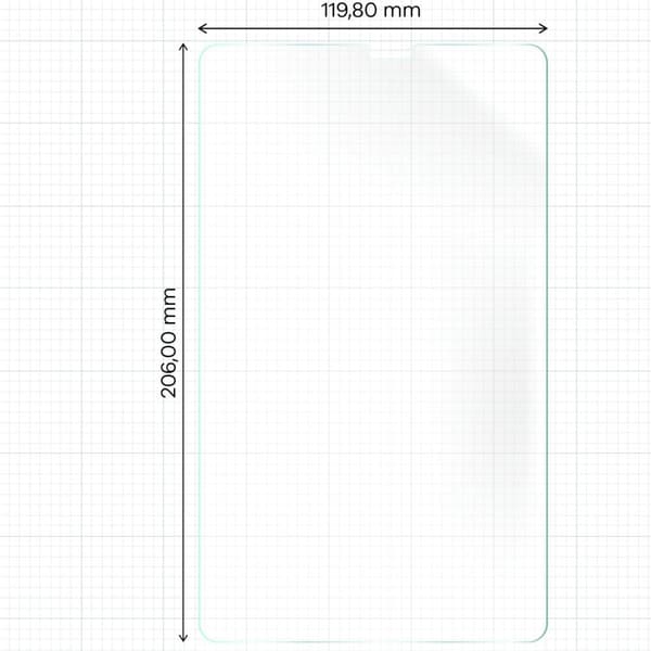 Bizon Film Tab Papirus pappersimitationsfolie för Galaxy Tab A9, 2 stycken