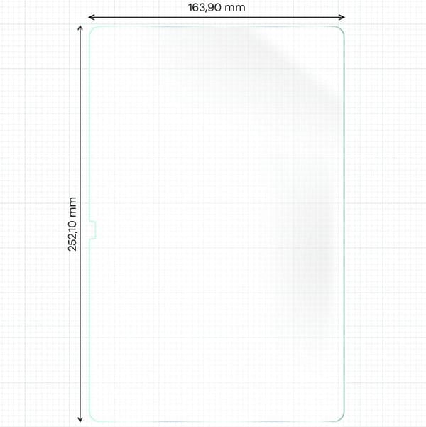 Bizon Film Tab Papirus pappersimitationsfolie för Galaxy Tab A9 Plus, 2 stycken