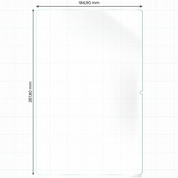 Bizon Film Tab Papirus pappersimitationsfolie för Lenovo Tab P12 12.7 TB 370, 2 stycken