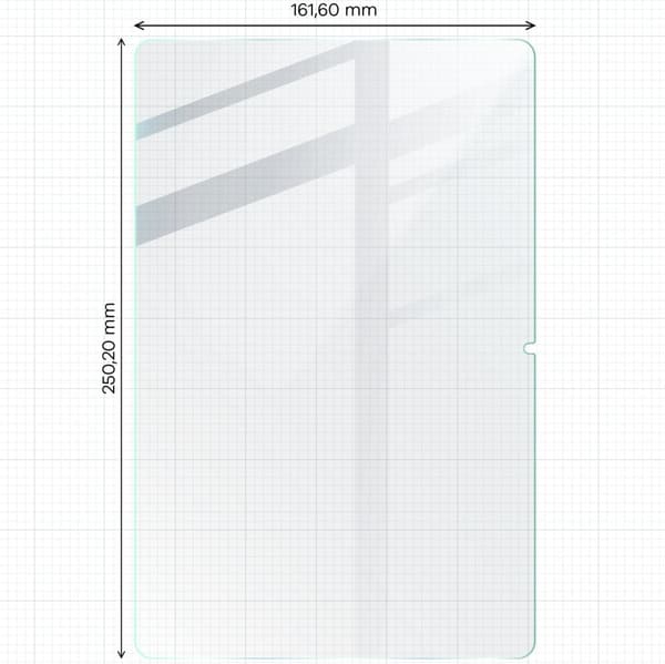 Bizon Glass Tab Klar härdat glas för Galaxy Tab S9 FE/S9/S8/S7, 2 st