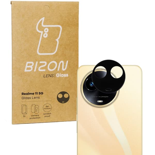 Bizon Glass-lins för Realme 11 5G, 2 stycken