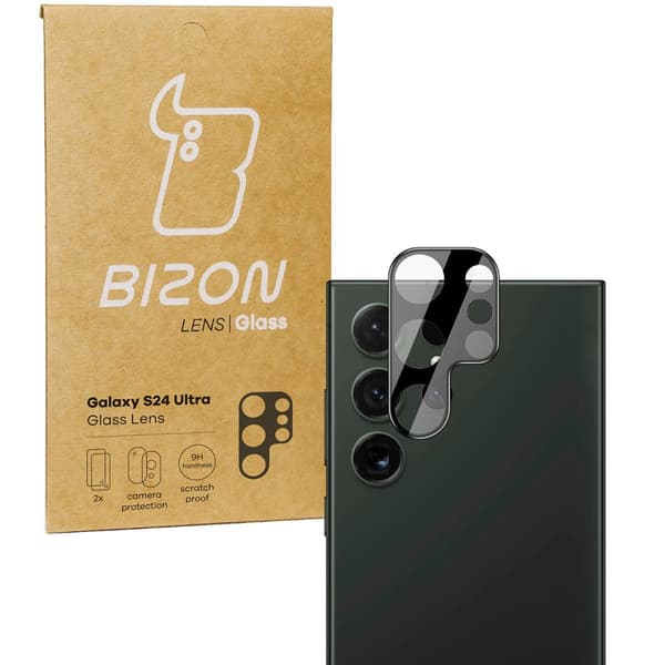 Bizon Glass -linssit Galaxy S24 Ultralle, 2 kpl