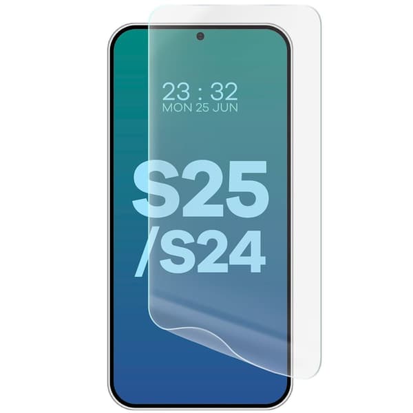 Bizon Glass Hydrogel Frontskærmbeskytter til Galaxy S25 / S24, 2 stk.