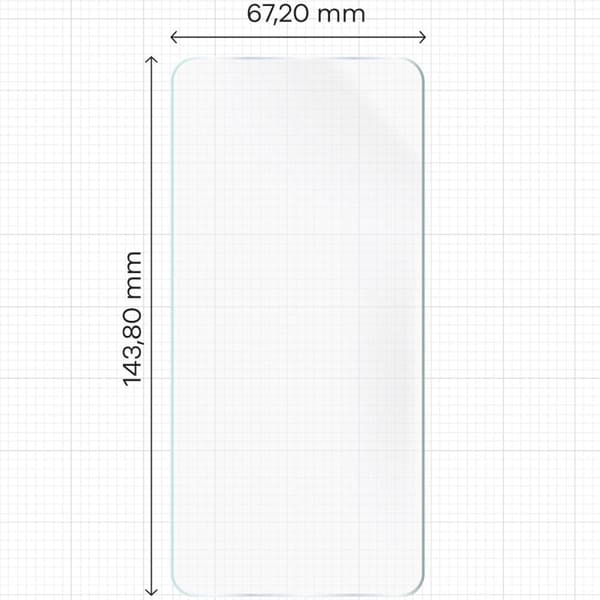 Bizon Glass Hydrogel Frontskærmbeskytter til Galaxy S25 / S24, 2 stk.