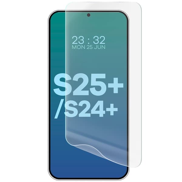 Bizon Glass Hydrogel Frontskærmbeskytter til Galaxy S25 Plus / S24 Plus, 2 stk.