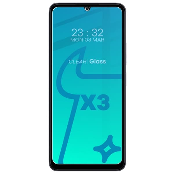 3x Lasi + Kameralasi BIZON Clear 2 Pakkaus Redmi 13C/Poco C65:lle