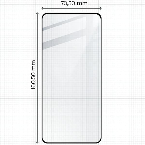 BIZON Glass Edge 3D hærdet glas til OnePlus 12