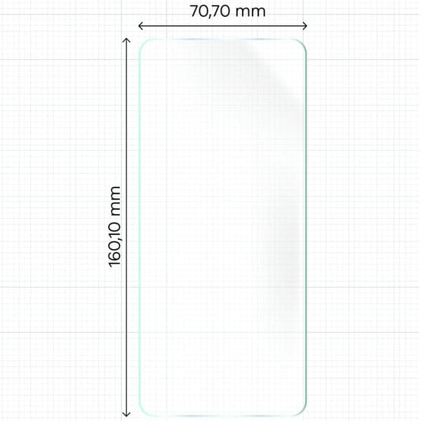 Bizon Glass Hydrogel Frontskærmbeskytter til Galaxy A05s, 2 stk.