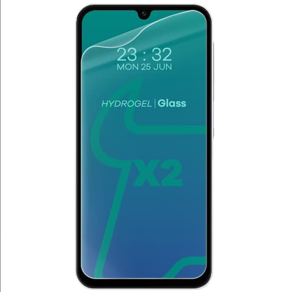 Bizon Glass Hydrogel -etunäytönsuoja Galaxy A15 4G/5G:lle, Galaxy A25 5G:lle / M15 5G:lle, 2 kpl