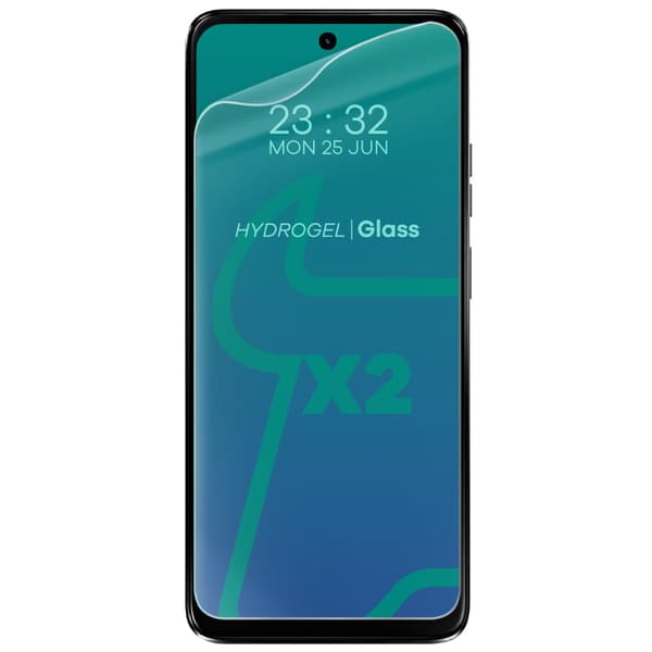 Bizon Glass Hydrogel Frontskærmbeskytter til Motorola Moto G34 / G45 5G, 2 stk.
