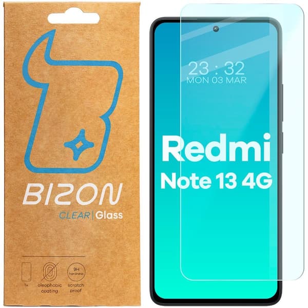 Bizon Glass Clear 2 Härdat Glas för Xiaomi Redmi Note 13 4G