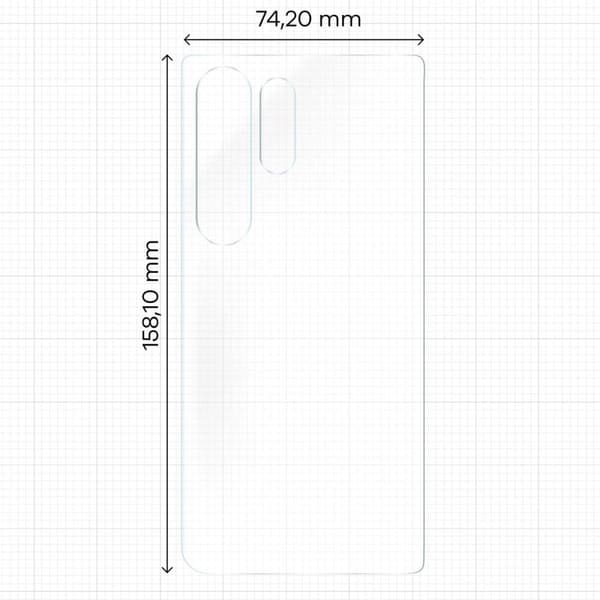 Bizon Glass Hydrogel bagfilm, Galaxy S24 Ultra, 2 stk.