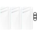 Miniatyrbild 5 av 6: 3x Glas + Kameraglas BIZON Clear 2-pack för Galaxy A25 5G