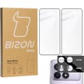 Miniatyrbillede 1 af 6: 2x Glas + kameraglas BIZON Edge 2-pak til Xiaomi Poco X6 Pro