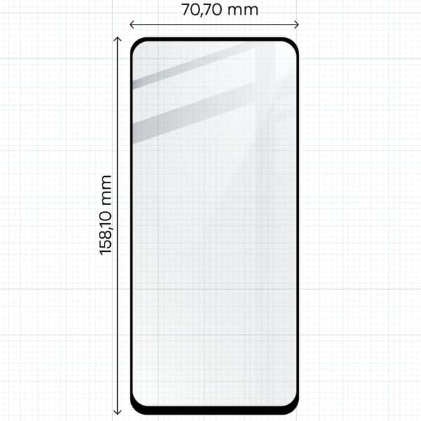 Bizon Glass Edge 2 Härdat Glas för Motorola Moto G04/G24/G24 Power/E14