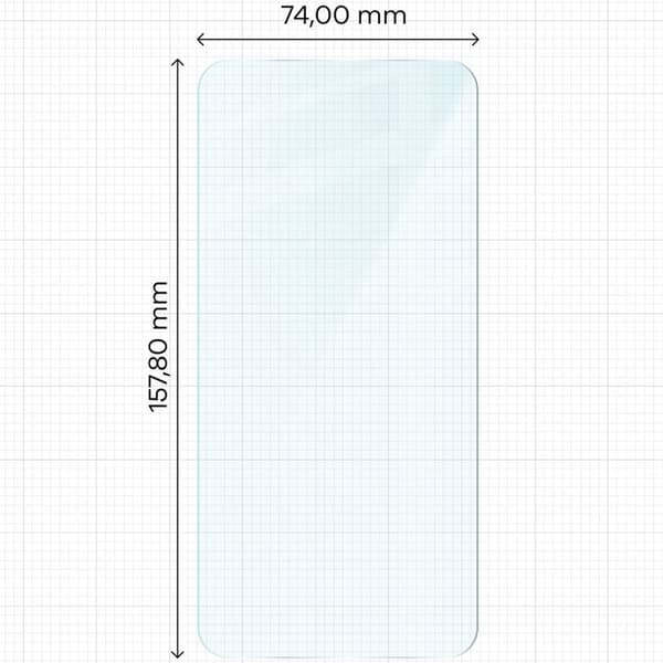 Bizon Glass Clear 2 Härdat Glas för Galaxy A55 5G