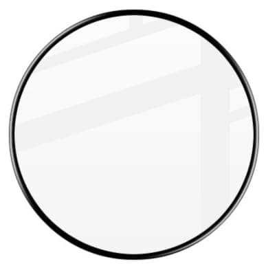 Bizon Glass Watch Edge Hybridglas för Xiaomi Watch S3 47mm, Svart