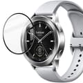 Miniatyrbild 2 av 5: Bizon Glass Watch Edge Hybridglas för Xiaomi Watch S3 47mm, Svart