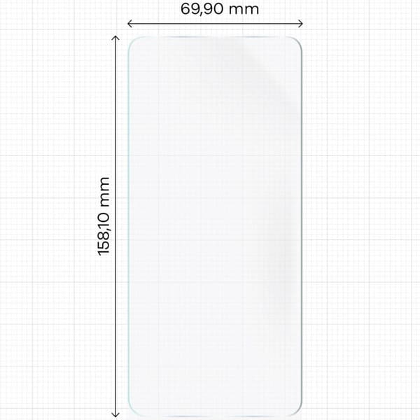 Bizon Glass Hydrogel Skärmskydd för Realme C67 4G, 2 stycken