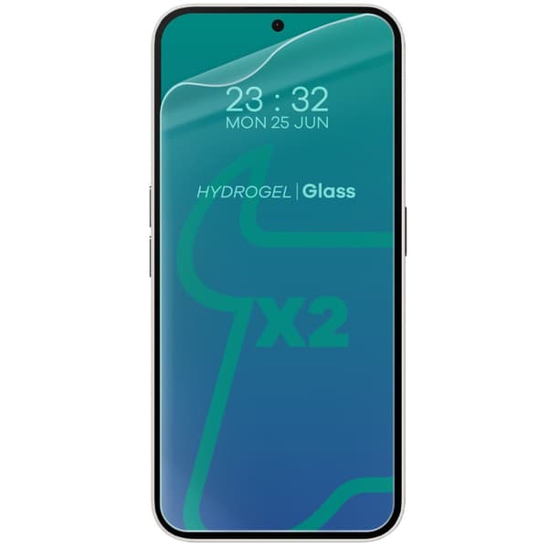 Bizon Glass Hydrogel Skärmskydd för framsidan av telefonen (2a) / (2a) Plus, 2 st.