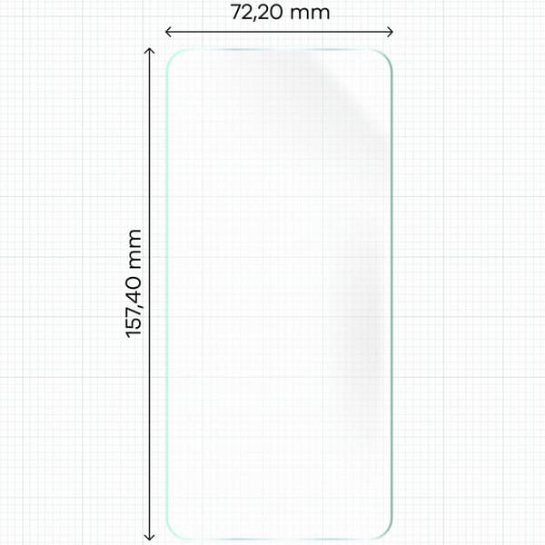 Bizon Glass Hydrogel Skärmskydd för framsidan av telefonen (2a) / (2a) Plus, 2 st.