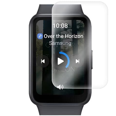 Hydrogelfilm för Bizon Glass Watch Hydrogelskärm för Galaxy Fit 3, 2 stycken