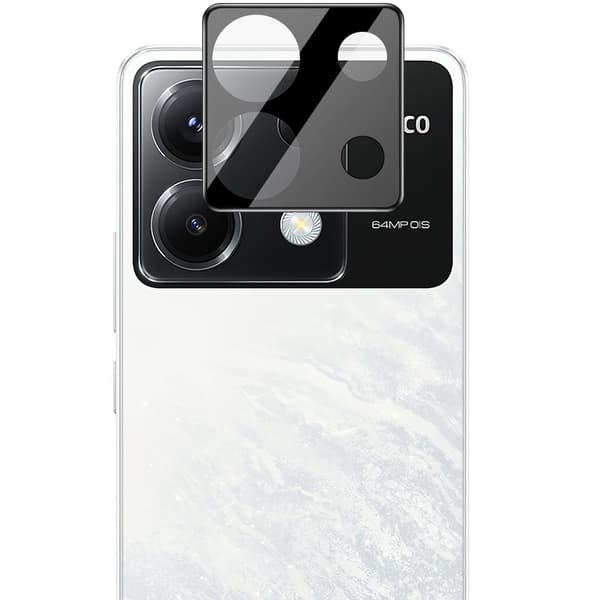 2x Glas + Kameraglas BIZON Edge 2-pack för Xiaomi Poco X6 / Redmi Note 13 Pro 5G