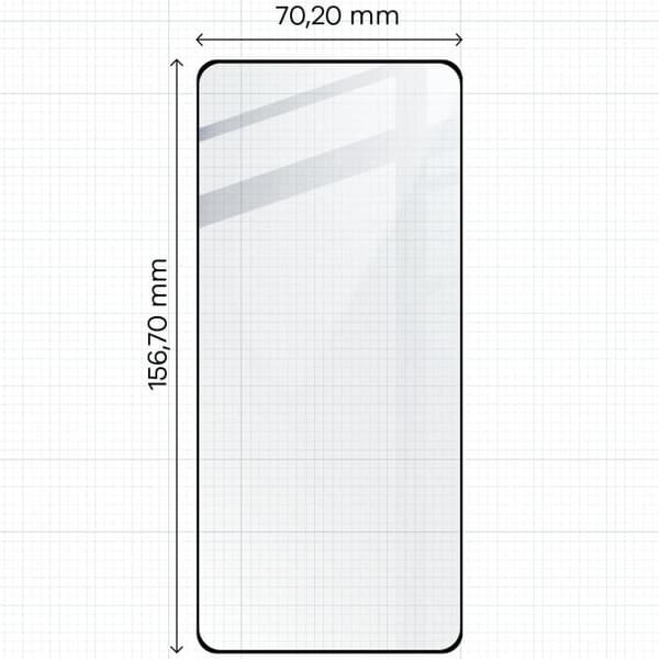 2x Glas + Kameraglas BIZON Edge 2-pack för Xiaomi Poco X6 / Redmi Note 13 Pro 5G