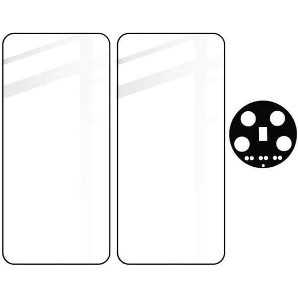 2x Glas + BIZON Edge 3D-kameraglas för Xiaomi 14 Ultra