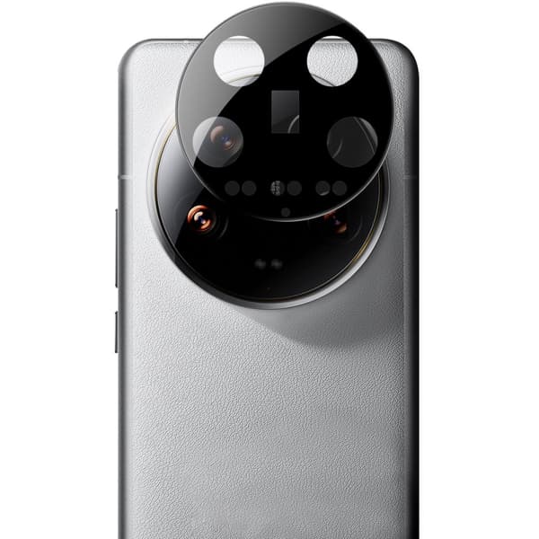 2x Glas + BIZON Edge 3D-kameraglas för Xiaomi 14 Ultra