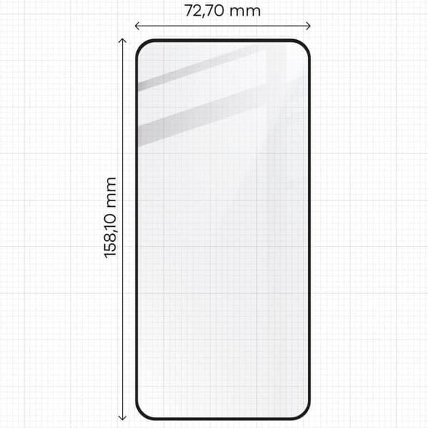 2x Glas + BIZON Edge 3D-kameraglas för Xiaomi 14 Ultra