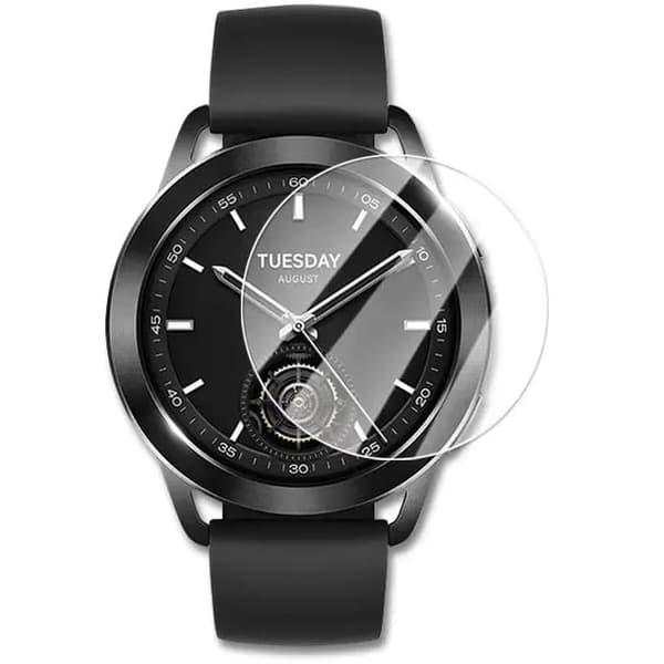 Bizon Glass Watch Klart Härdat Glas för Xiaomi Watch S3
